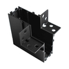 Narożnik podtynkowy dół L Magnetic Track ML6633 magnetyczny czarny