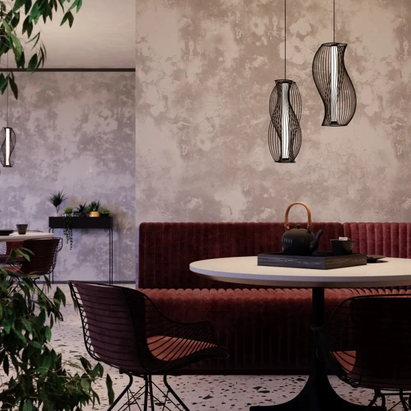 Wisząca lampa Shadows of the past MOD263PL-L20B3K LED 20W 3000K czarny