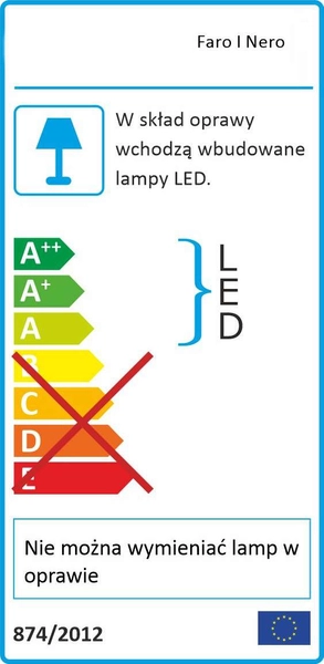 Oczka LAMPA sufitowa Faro I Nero Orlicki Design metalowa OPRAWA podtynkowa wpust kwadratowy czarny