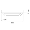 Minimalistyczna lampa nasufitowa Evora ML1793 LED 18W 3000-6000K biały
