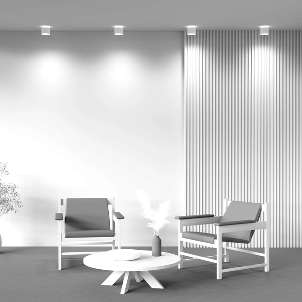 Lampa sufitowa LED Planet C009CW-L12W 12W spot biała