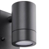 Tarasowa lampa ścienna Palin PIR 75099 tuba metalowa IP44 antracyt