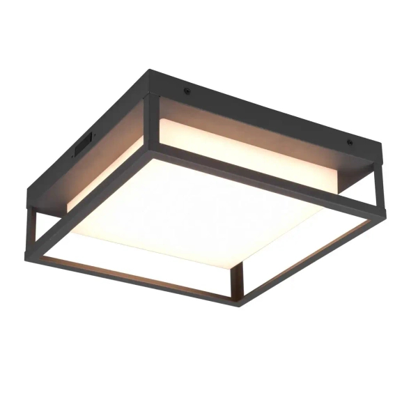 Plafon WITHAM 677860142 antracytowy LED 14W 2300-4000K kwadratowy