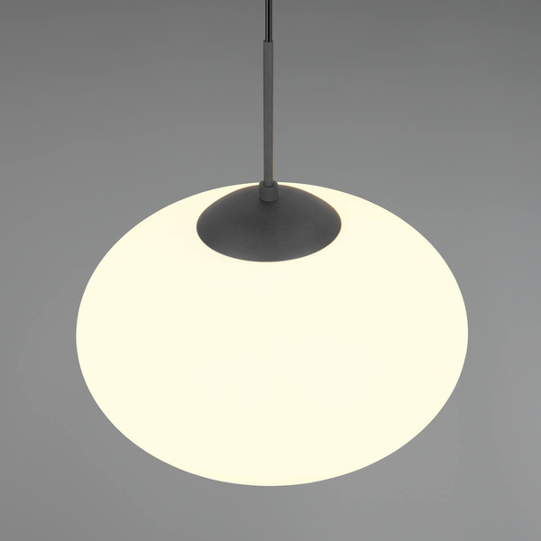 Metalowa lampa wisząca FOMENTO 363190132 Trio zwis do kuchni biały czarny
