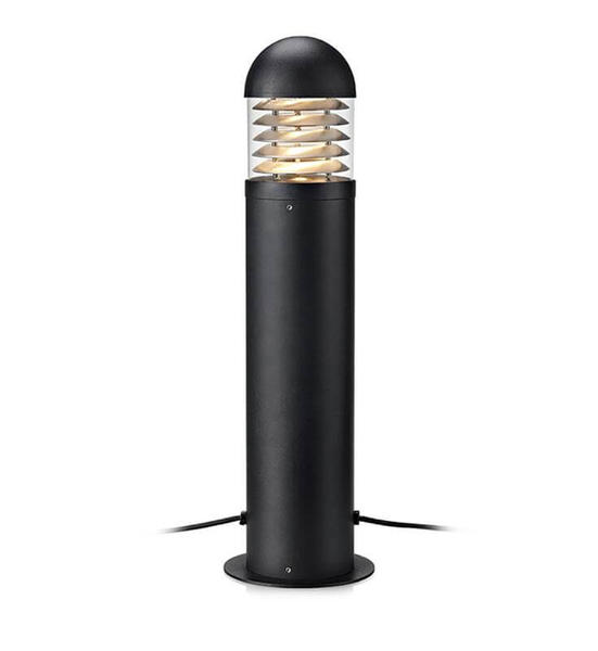 Stojąca lampa metalowa Garden LED 6W 3000K słupek ogrodowy czarny