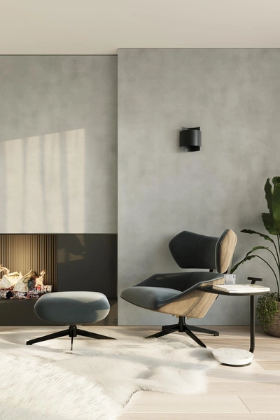 LAMPA ścienna SL.0858 metalowa OPRAWA kinkiet czarny