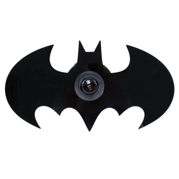 Dziecięca lampa ścienna ORIGAMI-BATMAN2 metalowa nietoperz czarny