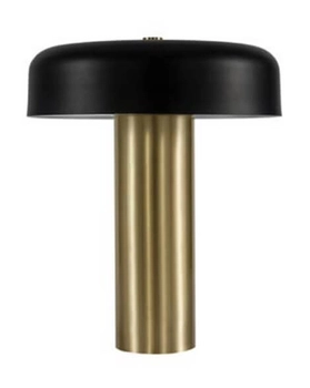 Stołowa lampa MORELIA LE42880 grzybek LED 18W 3000K czarny złoty