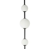 Ledowa lampa podłogowa 20135 LED 12W 3000K kule do salonu czarny