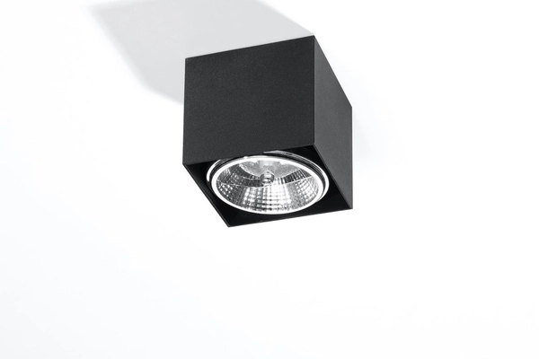 LAMPA sufitowa SL.0700 metalowa OPRAWA kostka downlight czarny