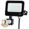Ledowa lampa ogrodowa EKN1625 LED 20W 4000K PIR IP65 czarny