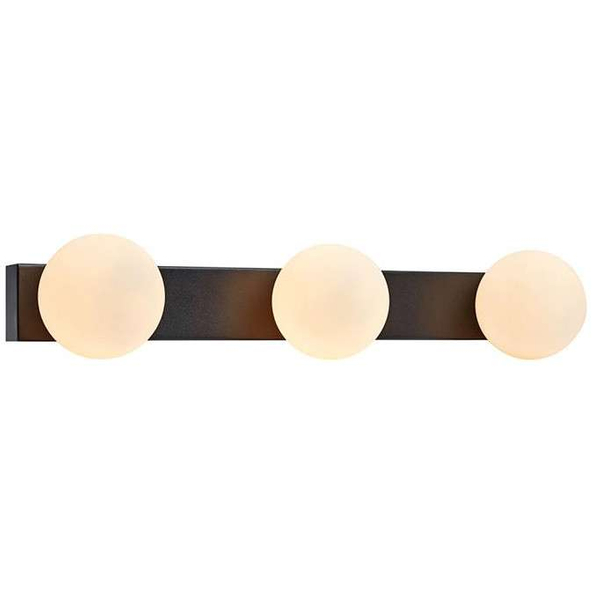 LAMPA ścienna MINI 107205 Markslojd metalowa OPRAWA listwa KINKIET kule balls IP44 białe mosiano