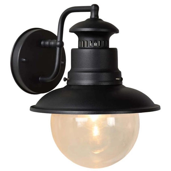 Industrialna lampa elewacyjna Figo 11811/01/30 vinatge czarna