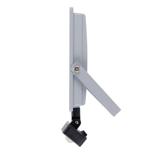 Zewnętrzna LAMPA ścienna KROMA LED 100W 4500K 03608 Ideus elewacyjna OPRAWA reflektorowa z czujnikiem ruchu outdoor IP65 szara