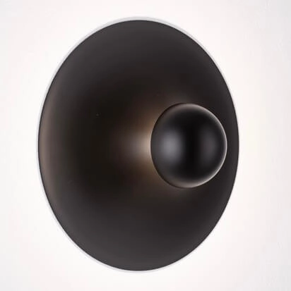 Okrągły kinkiet przyścienny BAILA LE44538 LED 9W 3000K czarny