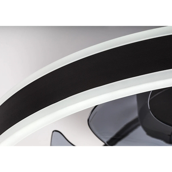 Sufitowy wiatrak z modułem LED Fanfy czarny biały 71337 40W 3000-6000K CCT