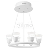 LAMPA wisząca BELL LED 30W 3000K 306661 IL MIO okrągła OPRAWA zwis aluminium biały