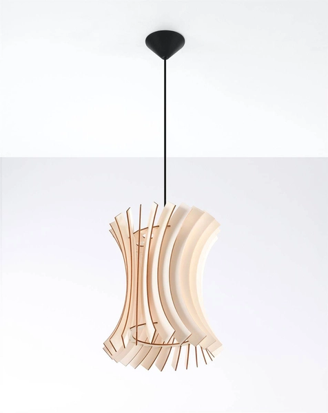 Ekologiczna lampa wisząca SL.0642 sypialniany zwis drewno