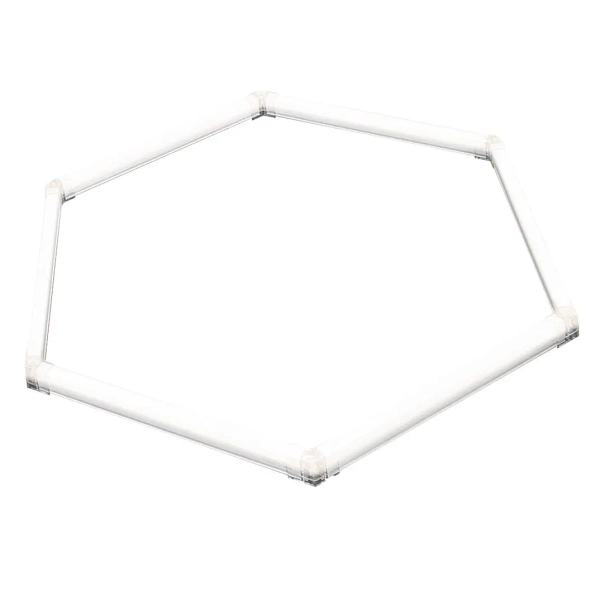 Geometryczny plafon Geometric New LP-0209/1C 4K LED 4000K IP44 biały