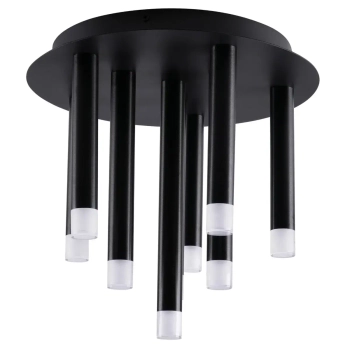 Sufitowa lampa do salonu Glam 326638 loftowa sople metalowa czarna