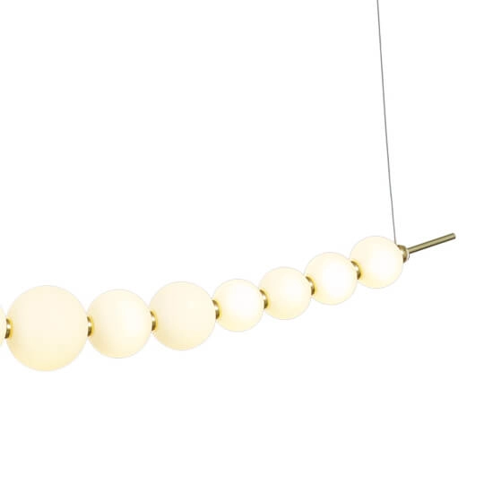 Wisząca lampa Ronza PND-36472-37W-3K-GD Italux LED 37W 3000K kule balls złoty biały