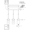 Szklana lampa wisząca Nivio LP-2811/3L AM loftowa czarna przydymiona