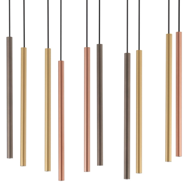 Lampa wisząca sople Laser 10705 Nowodvorski wielopunktowa kolorowa