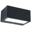 Zewnętrzna LAMPA ścienna GEMINI 5189102118 Lutec metalowa OPRAWA kinkiet LED 11W 4000K prostokątny IP54 szary