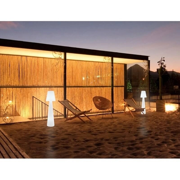 Ogrodowa lampa podłogowa Lola LUMLL110OFNW King Home IP65 dekoracyjna biała