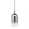 Sypialniana wisząca lampa 23217 LED 12W 3000K szklana przydymiona czarny