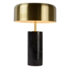 Marmurowa lampka stołowa MIRASOL 34540/03/30 Lucide czarny złoty