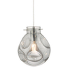 Designerski zwis Quinn QUI0110 Dar Lighting kula szkło dymione chrom