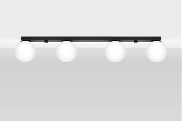 Plafon listwa Yoli SL.1154 Sollux balls do kuchni biały czarny