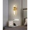 Lampa ścienna owalna Elyptica CGELYPTICA40 LED 10W 3000K mosiądz