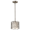 Regulowana lampa wisząca Silver Coral KL-SILVER-CORAL-MP Kichler tuba srebrny