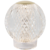 Kulista lampa stojąca Cintra do sypialni LED 2W 3000K złota