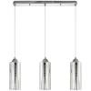 Jadalniana lampa wisząca 6754/3 8C nad stół chrom
