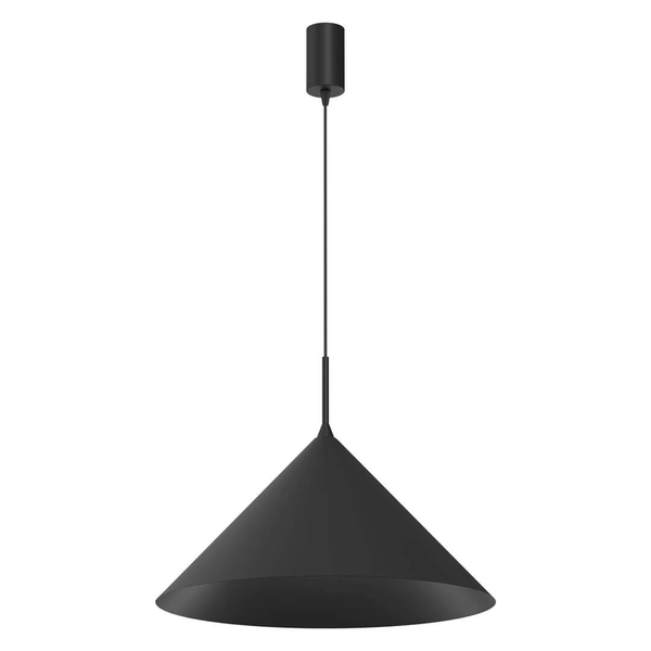 Lampa zwieszana Capital MLP0952 Milagro stożek do kuchni metalowa czarny