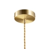 Designerska lampa wisząca Jupiter ST-1737M Step szczotkowany złoty