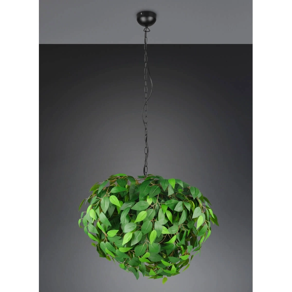 Lampa wisząca do jadalni Leavy R10464015 RL Light liście zielona czarna
