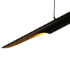 Podwieszana lampa belka Black tube ST-0502-1 Step czarna złota