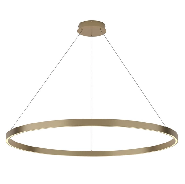 Metalowa wisząca lampa Rim MOD058PL-L54BS3K LED 61W mosiądz