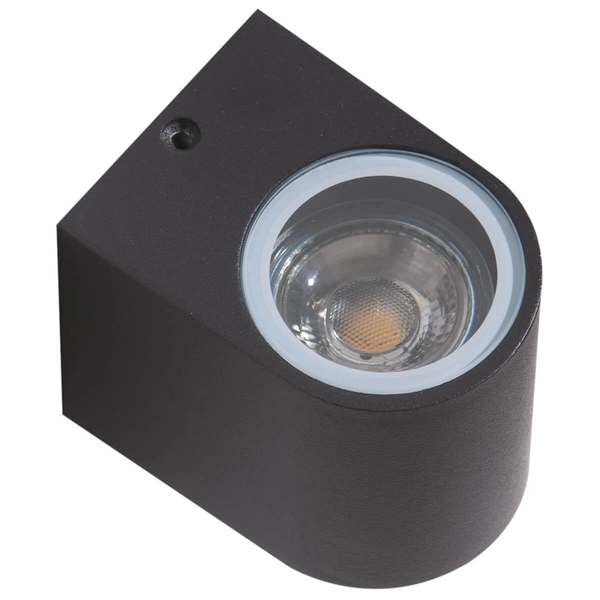 Czarny kinkiet na taras Rimini AZ4265 Azzardo IP54 lampa ścienna