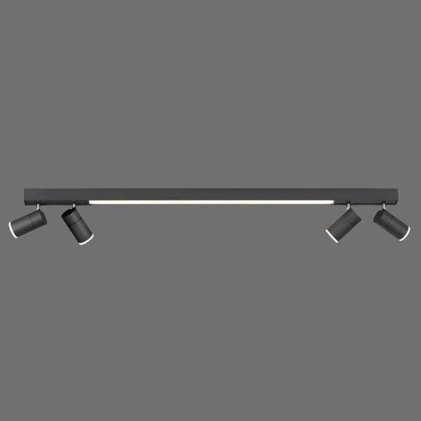 Grafitowa lampa sufitowa Pure-lines LED 25W 2700K-5000K reflektorki