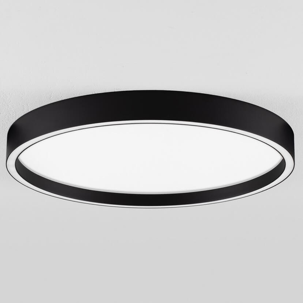 Plafon okrągły do salonu TOCACHE LE44873 LED 38W 2700-3000K czarny