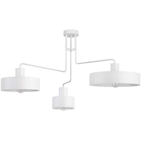 Natynkowa LAMPA sufitowa VASCO 31554 Sigma loftowa OPRAWA plafon metalowy na wysięgnikach biały