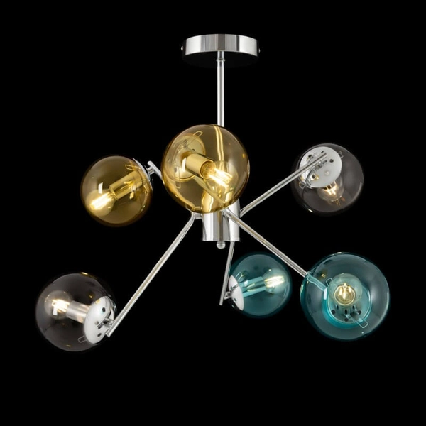 Sufitowa lampa dekoracyjna Nancy MOD139PL-06CH Maytoni bańki chrom