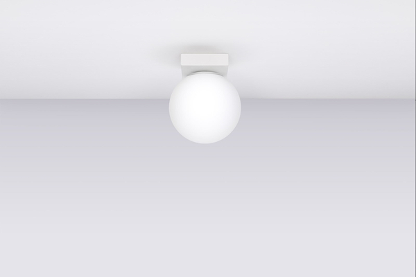 Lampa sufitowa Yoli SL.1146 Sollux kula do przedpokoju biała