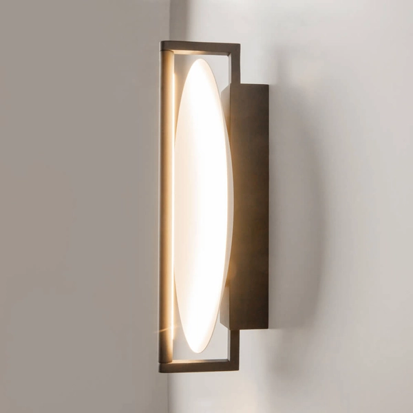 Kinkiet ścienny do holu Mira MOD279WL-L14B3K LED 14W 3000K czarny biały