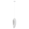 Wisząca lampa LONTIZA LE45333 kula ball nieregularna biała